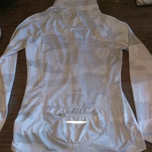 Under Armour White camo Half zip